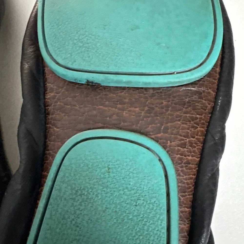 Tieks By Gavrieli Black Leather Ballet Flats Shoes Slip On Women's Size 9 US - Picture 11 of 12